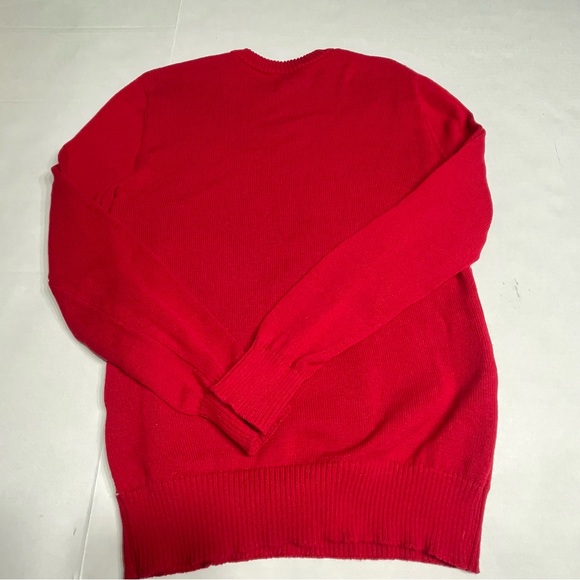 Red Grinch Christmas Sweater. Size Medium. Dr.Suess. Whimsical. Preowned. - Picture 4 of 8